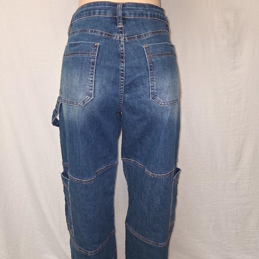 YMI Women's Straight Leg Jeans Blue - Picture 8 of 16